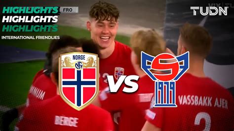 Norway Vs Faroe Islands 16 Nov 2023 Video Highlights FootyRoom