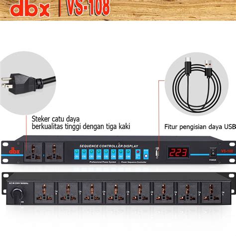 Jual Lul Power Sequencer Dbx Power Distributor Power Squenser Power