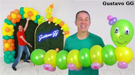 Como Hacer Un Gusano De Globos Oruga Con Globos Globoflexia Y