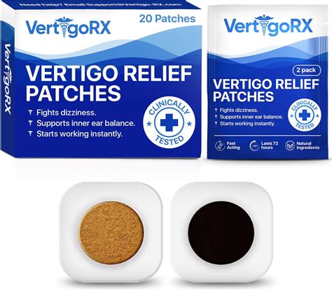 Vertigorx Vertigo Relief Patches Vertigo Treatment Supporting Dizziness Relief