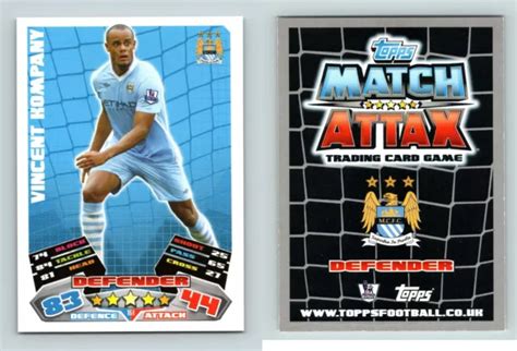 Carte Tcg Vincent Kompany Match Attax Premier League Topps