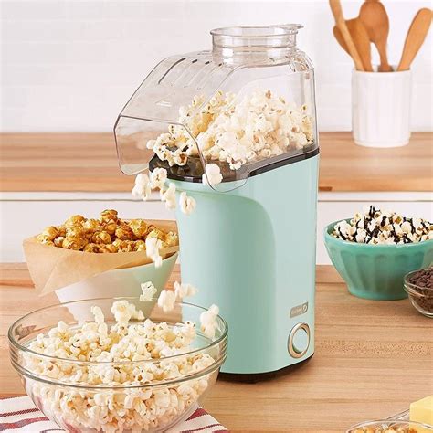 Dash Hot Air Popcorn Popper Maker Measuring Cup To Portion Popping Corn Kernels Melt Butter