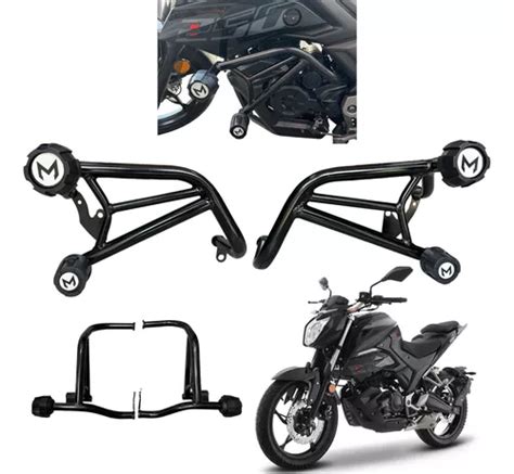 Defensa Slider Jaula Moto Italika 250z Negra Acero 20 24 Meses Sin