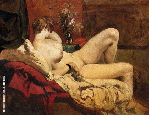 Reclining Nude By William Etty Oil Painting Reproduction