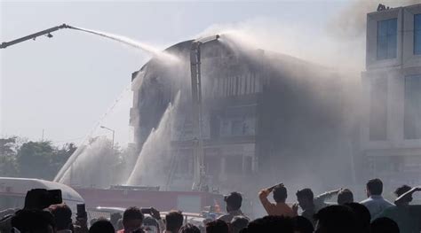 Surat Coaching Centre Fire Live Updates 20 Die As Flames Engulf