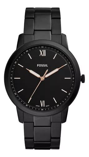 Reloj De Pulsera Fossil Fs Set Pn De Cuerpo Color Negro Anal Gico