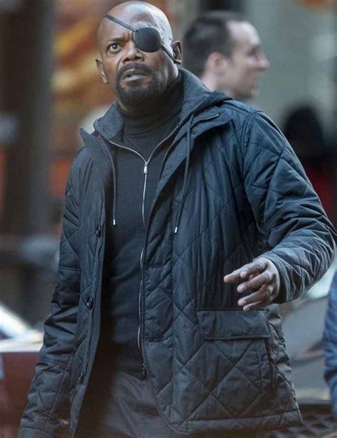 Spider-Man Far From Home Nick Fury Jacket by Samuel L. Jackson