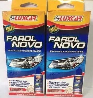 P Farol Novo Luxcar Limpa Farol Revitalizador R Em Mercado Livre