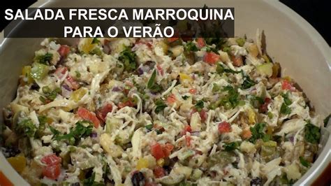 Salada Fresca Marroquina Para O Ver O Youtube