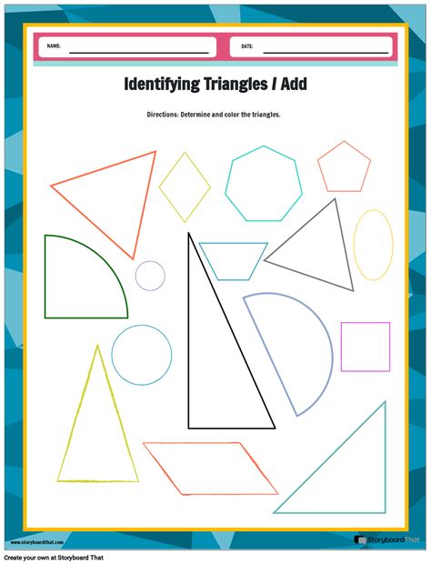 Free Identify Triangles Worksheet Download Free Identify Triangles Worksheet Png Images Free