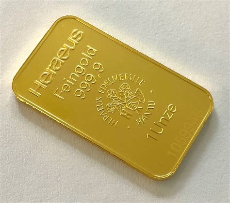 Troy Ounce Gold Heraeus Catawiki