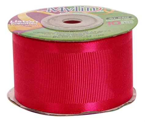 Liston Popotillo Orilla Satin Manualidades Mm M Mylin P Color Rosa