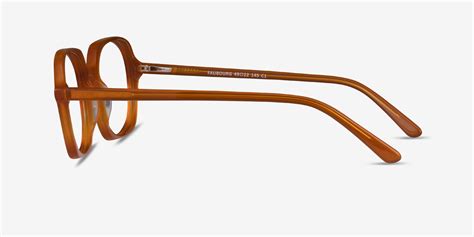 Faubourg Geometric Orange Full Rim Eyeglasses Eyebuydirect