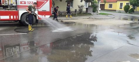 2019 06 07 Unwettereinsätze im Ortsgebiet Freiwillige Feuerwehr