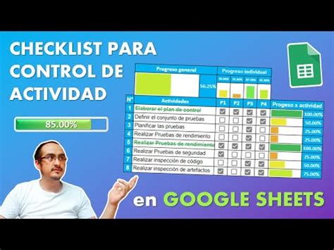 Check List En Excel Como Crear Una Lista De Actividades De Progreso