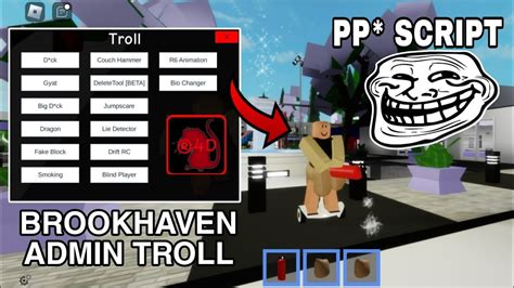 Brookhaven Script R4D Admin Troll Hack Gui Hydrogen Fluxus Arceus X