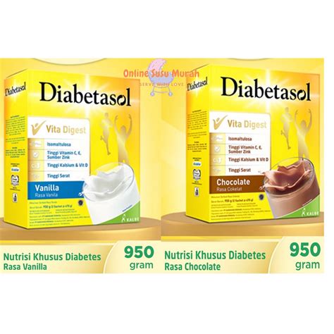 Jual Diabetasol Coklat Vanila Gr Shopee Indonesia