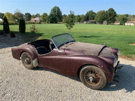 1957 Small Mouth Triumph TR 3 Barn Find For Sale Photos Technical