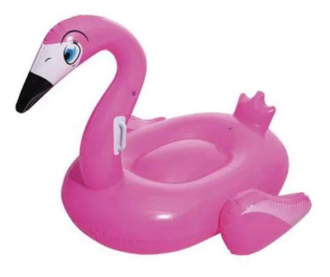 Boia Inflável Flamingo Bote Gigante Piscina 135cm MercadoLivre