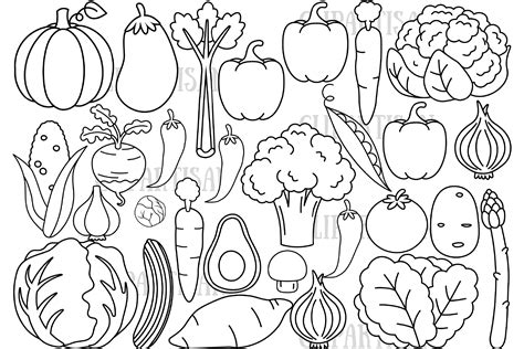 Vegetables Graphic by ClipArtisan · Creative Fabrica