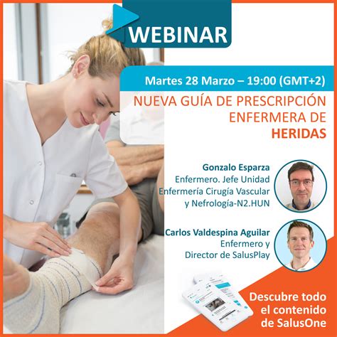 Webinar Salusplay Nueva Gu A De Prescripci N Enfermera De Heridas