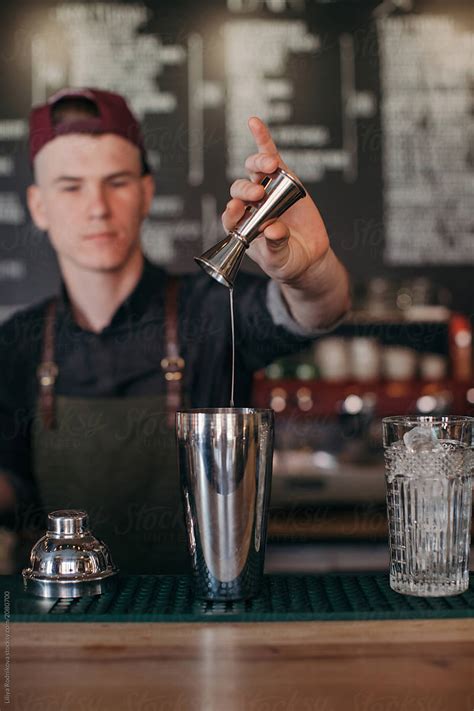 Barman At Work Del Colaborador De Stocksy Liliya Rodnikova Stocksy