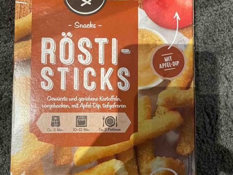 La Finesse Rösti sticks mit Apfel Dip Kalorien Neue Produkte Fddb