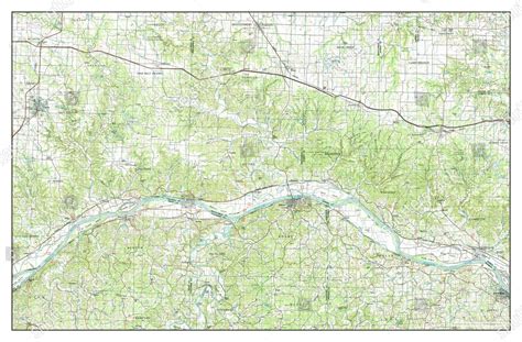 Usa Timeless Maps Fulton Missouri Map Editorial Stock Photo - Stock ...