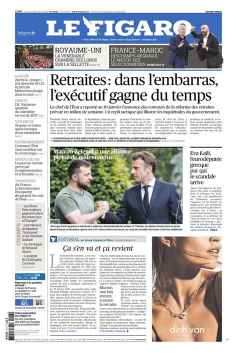 Le Figaro Dition Num Rique Du D Cembre