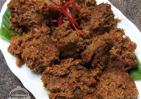 Resep Rendang Payakumbuh Bumbu Simpel Rendang Mama Fuji Oleh Dapurvy