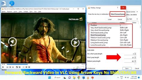 How To Forward Backward Video In Vlc Player Only Using Arrow Keys