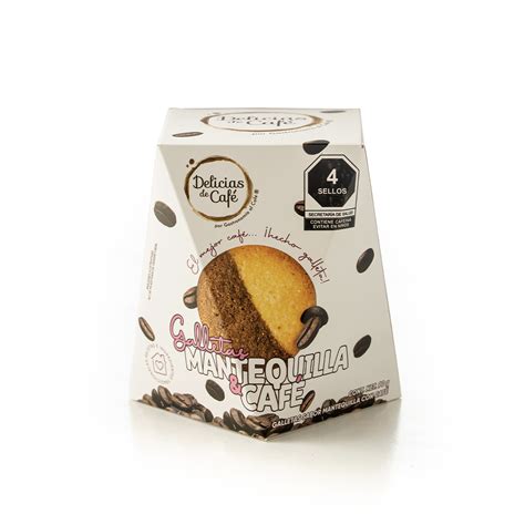 Galletas Sabor Mantequilla Con Café 90 Grs Delicias De Café Tienda