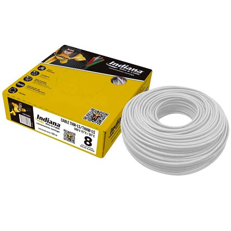 CABLE THWLS THHW LS CALIBRE 8 BLANCO 100 M INDIANA The Home Depot México