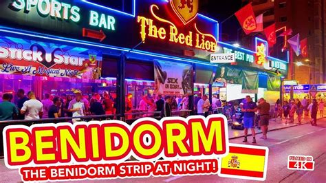 Benidorm Strip At Night British Street Why I Love Benidorm Night