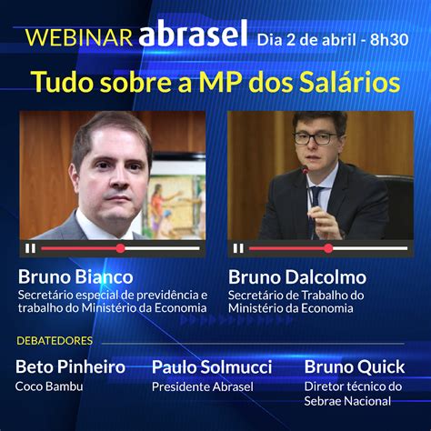 Abrasel promove webinar gratuito para discutir MP dos Salários