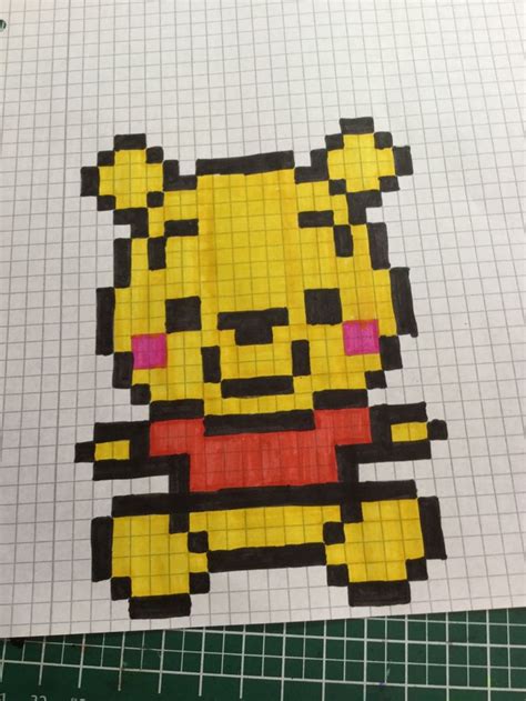 Pixel Art 187 Baby Winnie Pooh Pixel Art Pattern Easy Pixel Art