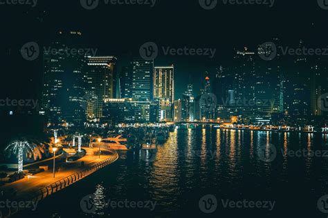 Dubai Night View 24759996 Stock Photo at Vecteezy