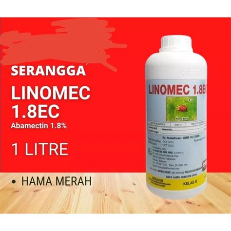 Linomec 1 8ec Abamectin Racun Serangga 1 Liter Shopee Malaysia