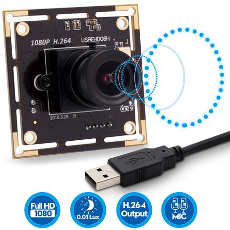 ELP 2MP 1080P USB Camera Module with Sony IMX323 Webcam,H.264 and 0 ...