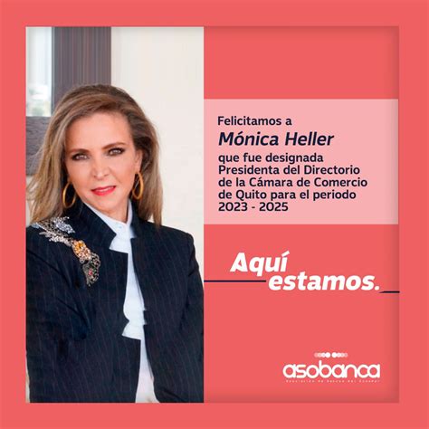 Asobanca on Twitter AquíEstamos para felicitar a Mónica Heller que