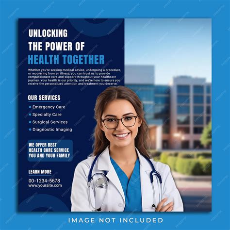 Premium Psd Psd Medical Health Social Media And Instagram Post Banner Template