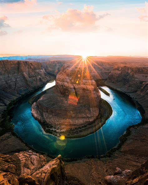 Sunset at Horseshoe Bend · Free Stock Photo