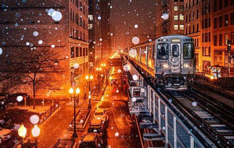 10 Photos Of The Chicago Area During Its First Snow Of The Season