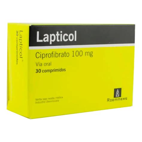 Lapticol Ciprofibrato Mg Caja De Comprimidos Punto Farma