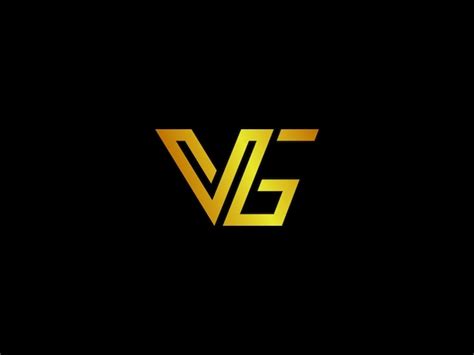 Logotipo Dorado Con El T Tulo Logo Para Vg Vector Premium