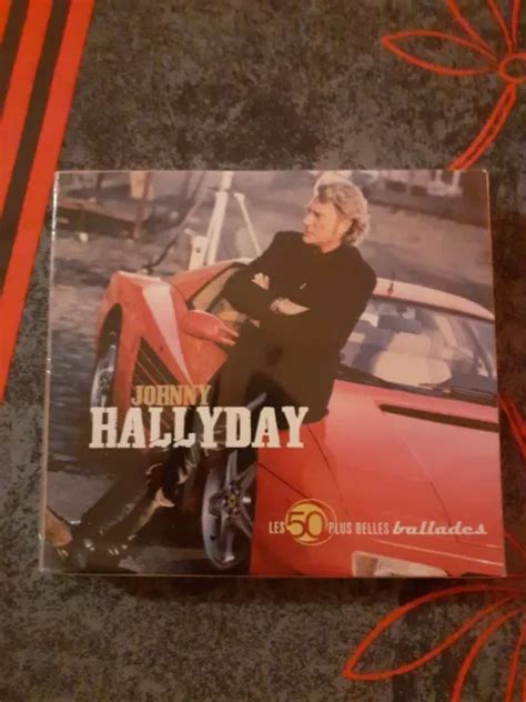 JOHNNY HALLYDAY LES 50 Plus Belles Ballades 3CD Digipack Edition