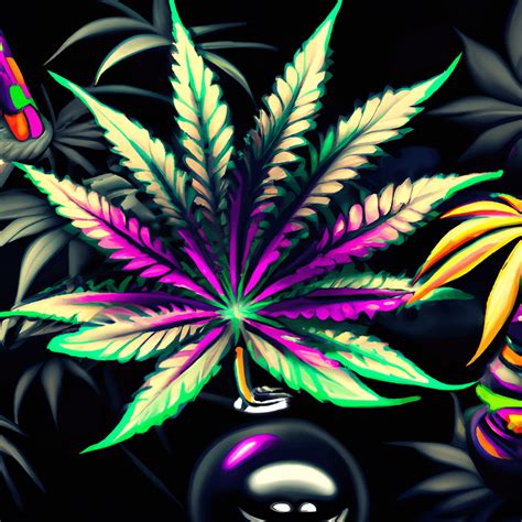 Beautiful Marijuana Digital Graphic · Creative Fabrica