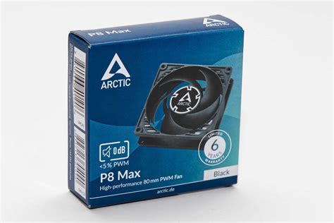 Arctic P8 Max Review High Performance Fan In 80 Mm