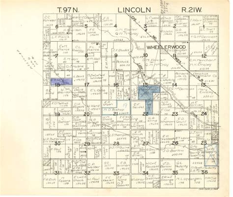 1930 Plat Maps Cerro Gordo County IAGenWeb