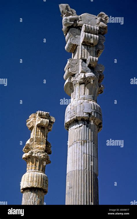 Ruins Of Persepolis The Ancient Capital City Of The Persian Empire